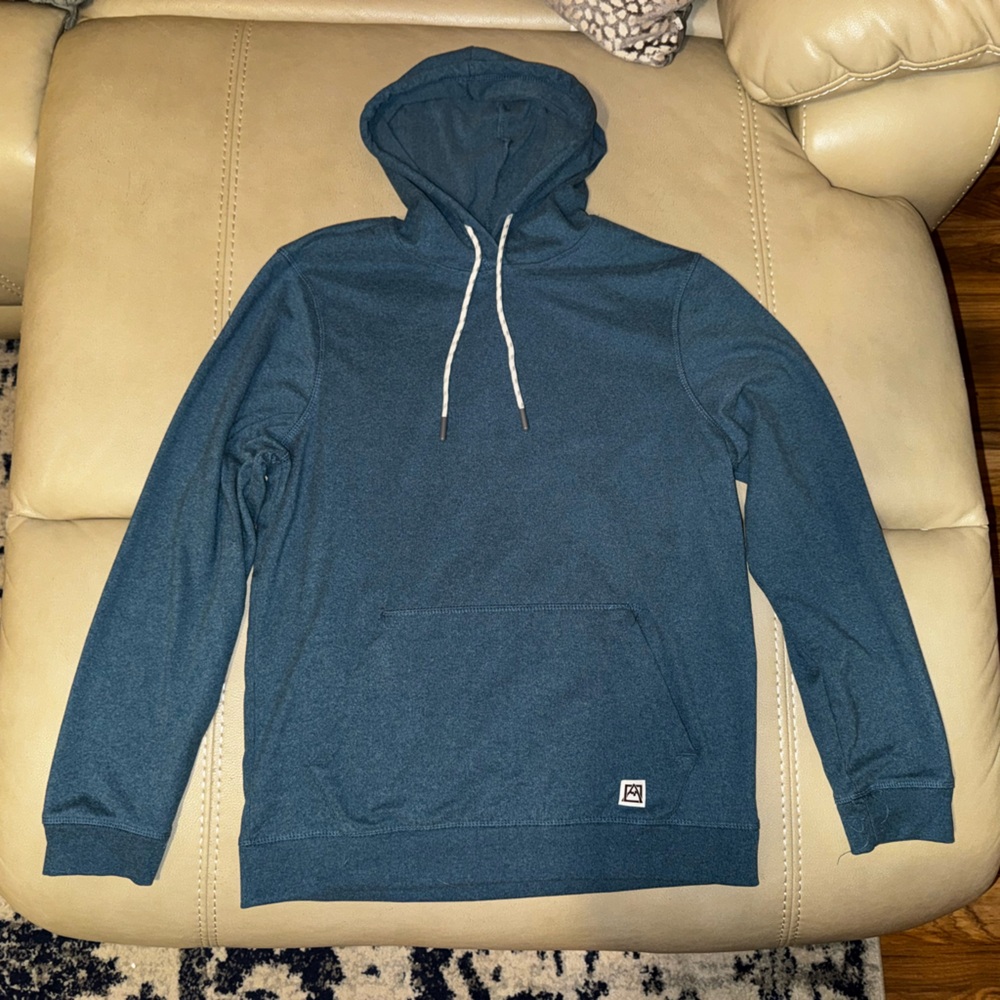 Avalanche Outdoor Supply Co. Men’s Blue Heathered Fleece Hoodie - Size L